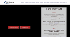 Desktop Screenshot of jcsportshouston.com